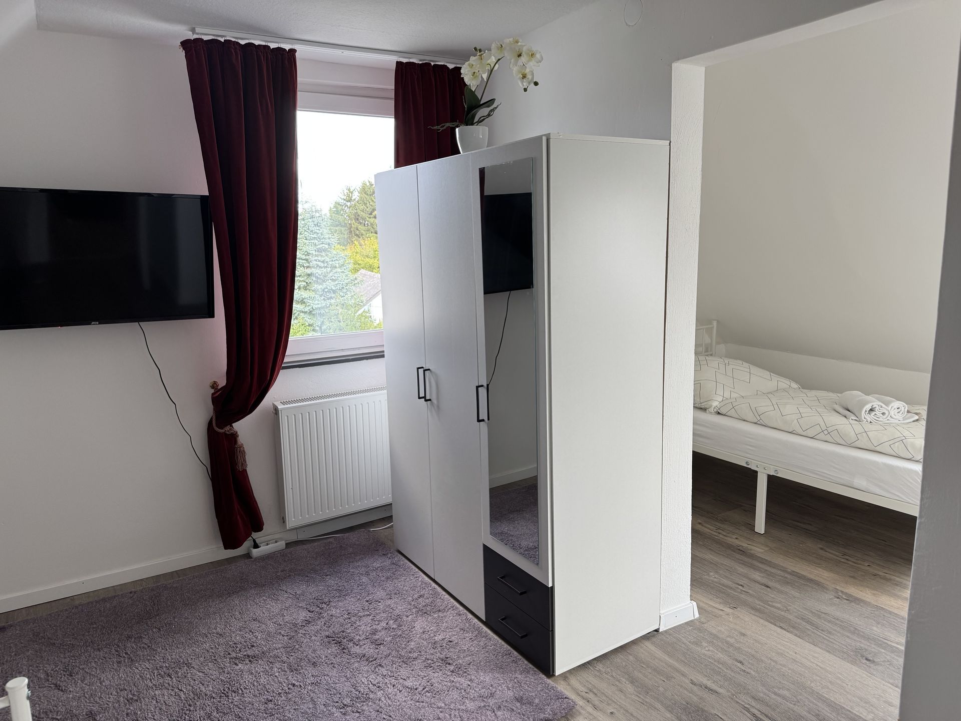 Ausstattung im Apartment 3 SZ Hotel Dernbach